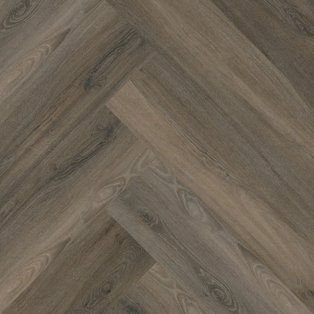 PVC vloer - P605 Click - dark grey - 7x600x150 - visgraat