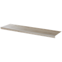 Traptreden set PVC - P410 light oak