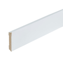 Gelakte plint Amsterdam wit 70x12x2400mm RAL 9010