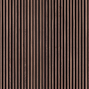 Akoestische Lattenwand - 2600x526x22mm - Walnoot