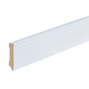 Gelakte plint Milaan wit 70x15x2400mm RAL 9010