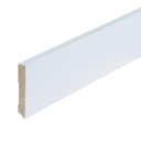 Gelakte plint Amsterdam wit 90x15x2400mm RAL 9016