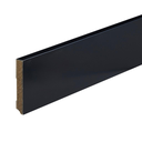 Gelakte plint Amsterdam zwart 90x15x2400mm RAL 9005