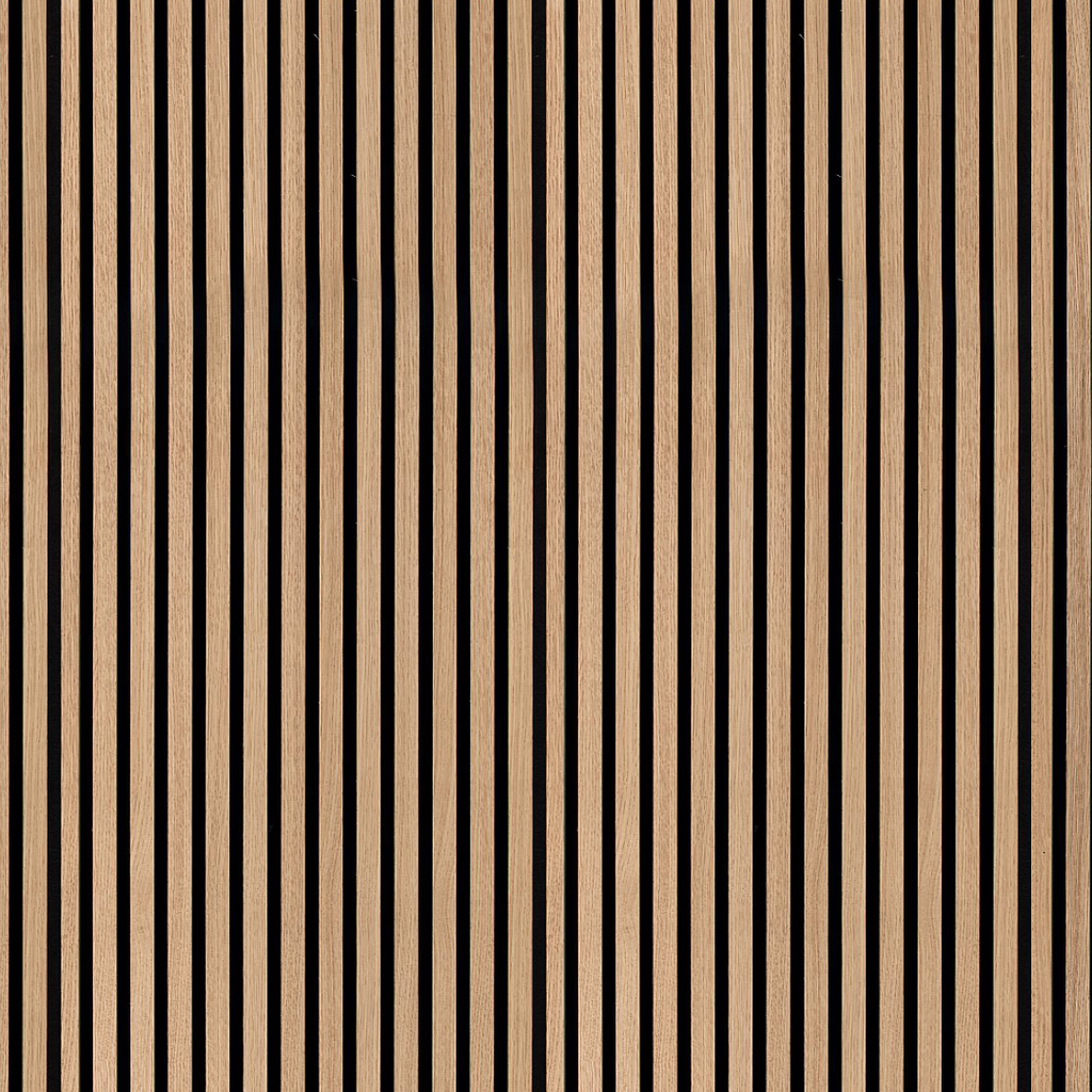 Akoestische Lattenwand - 2600x526x22mm - Licht Eiken