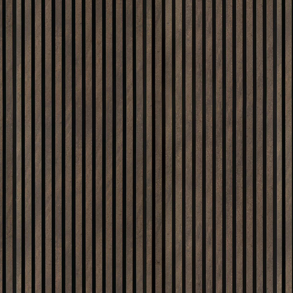 Akoestische Lattenwand - 2600x526x22mm - Koper