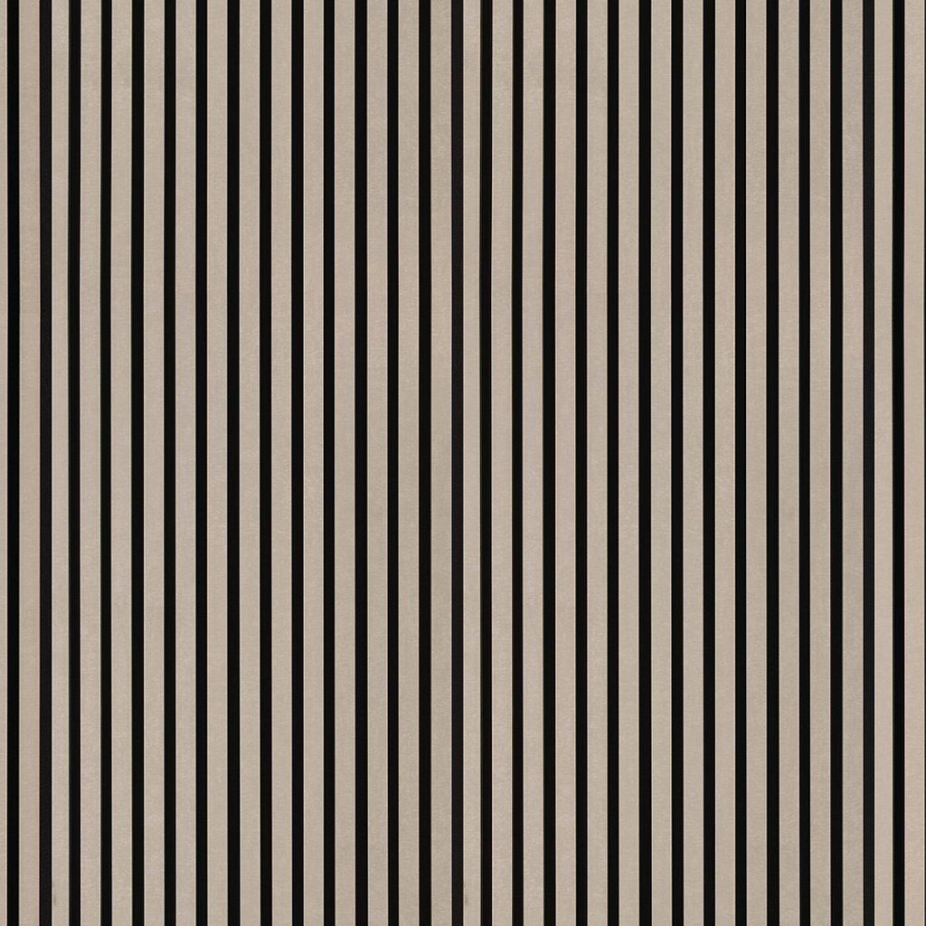 Akoestische Lattenwand - 2600x526x22mm - Taupe